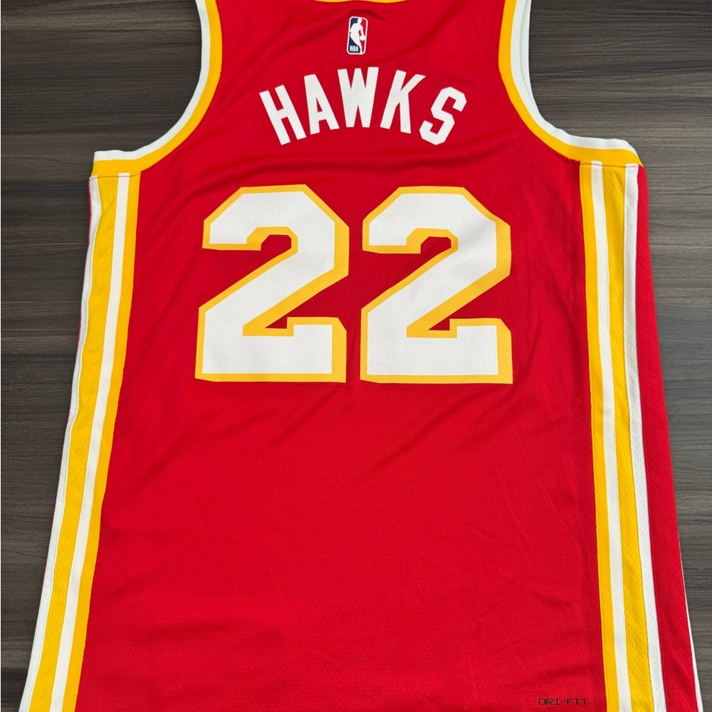 Nike Atlanta Hawks #22 NBA Swingman Icon Edition Dri-Fit Jersey Men’s 48 L NWT - Picture 8 of 10